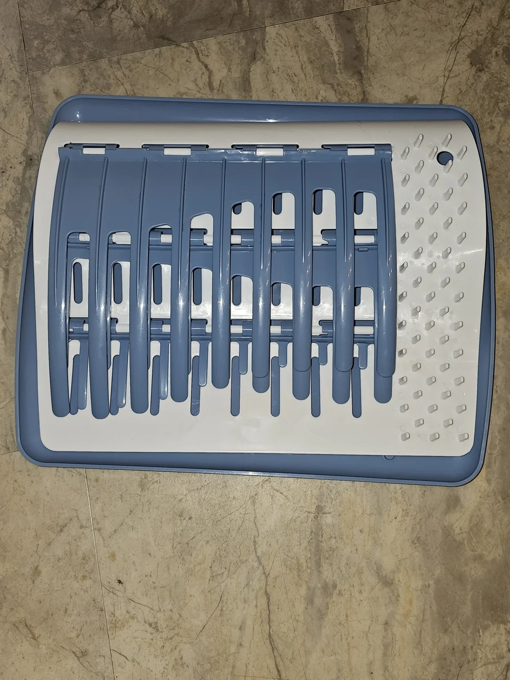 Dr. Brown's Blue & White Folding Drying Rack for Baby Bottles